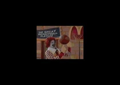 RONALD CAN DUNK!! *NO JOKE*