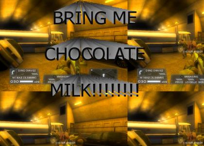 I WANT CHOCOLATE MILK