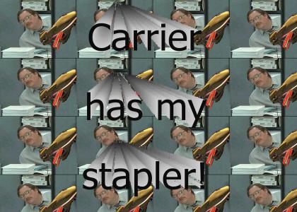 Carrier has my stapler