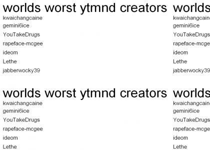 worlds worst ytmnd creators