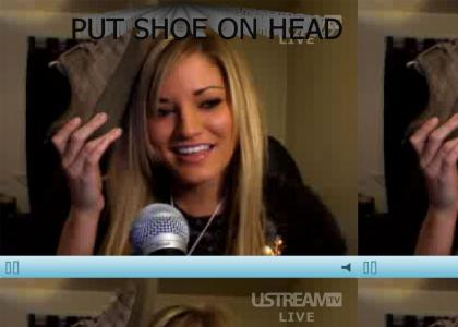 iJustine PUT SHOE ON HEAD