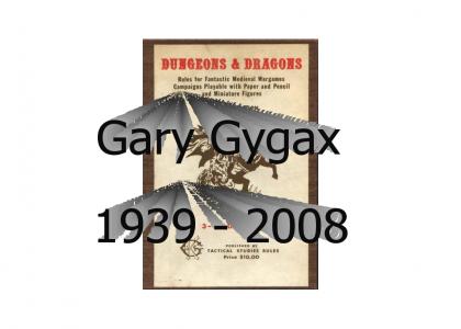 R.I.P. Gary Gygax