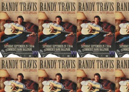 WHO WRINKLED MY RANDY TRAVIS POSTER!