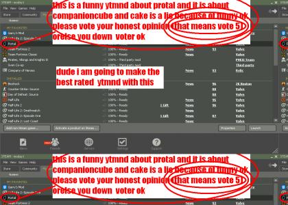 portal: hey look I made a ytmnd about portal