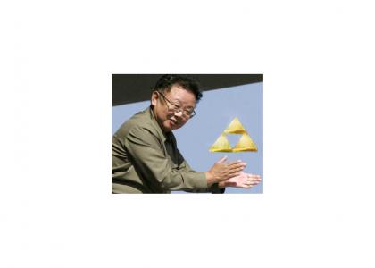 Kim Jung Il gets the Triforce!!!