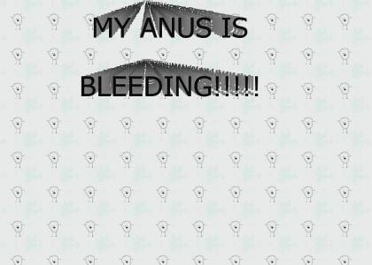 my anus is bleeding