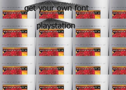 PS3 is a font stealer!