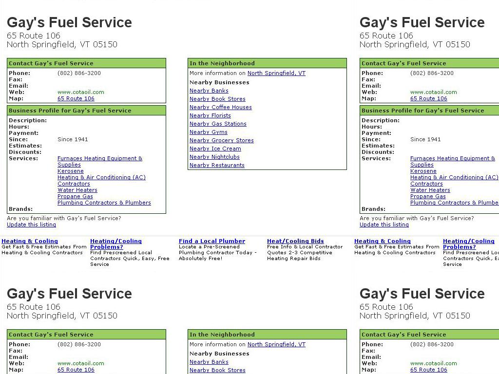 gaysfuelservice