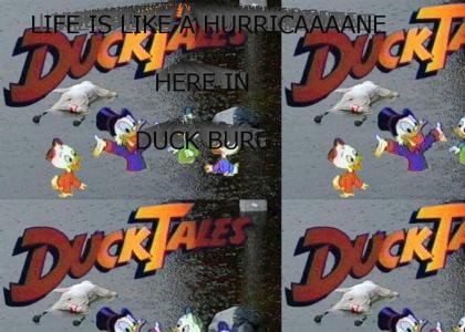 LIFE IS LIKE A HURRICANE HERE IN DUCK BURG