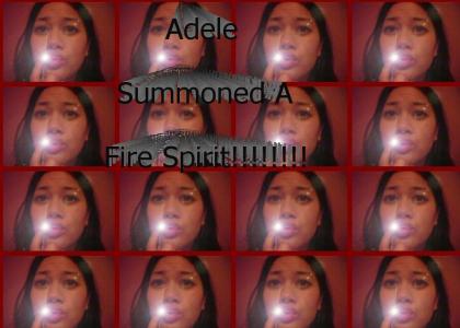 Adele Summoned A Fire Spirit