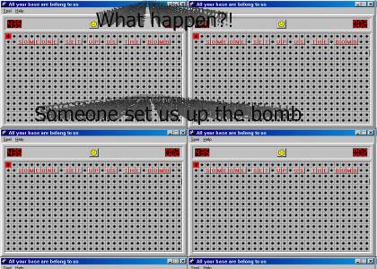 Minesweeper set us up