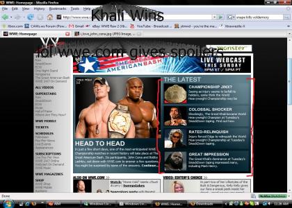 WWE Smackdown Spoilers!