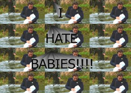 Commander Adama hates babies