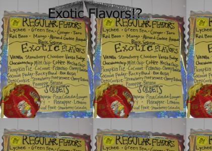 Exotic Ice-Cream Flavors