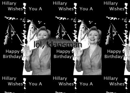 Hillary has a wish for you.