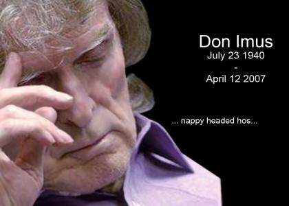 R.I.P. Don Imus