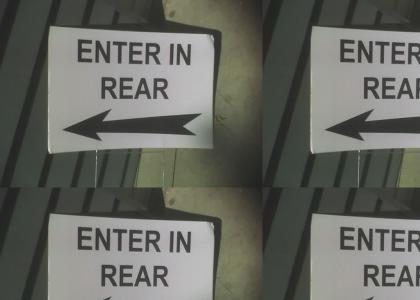Enter in Rear -->