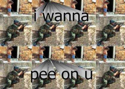 I wanna piss on u