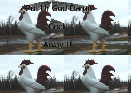 Put ur God Damn Cock away!
