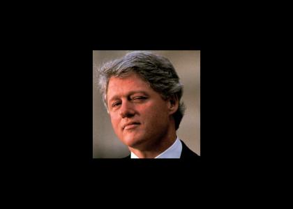 Bill Clinton stares into your soul