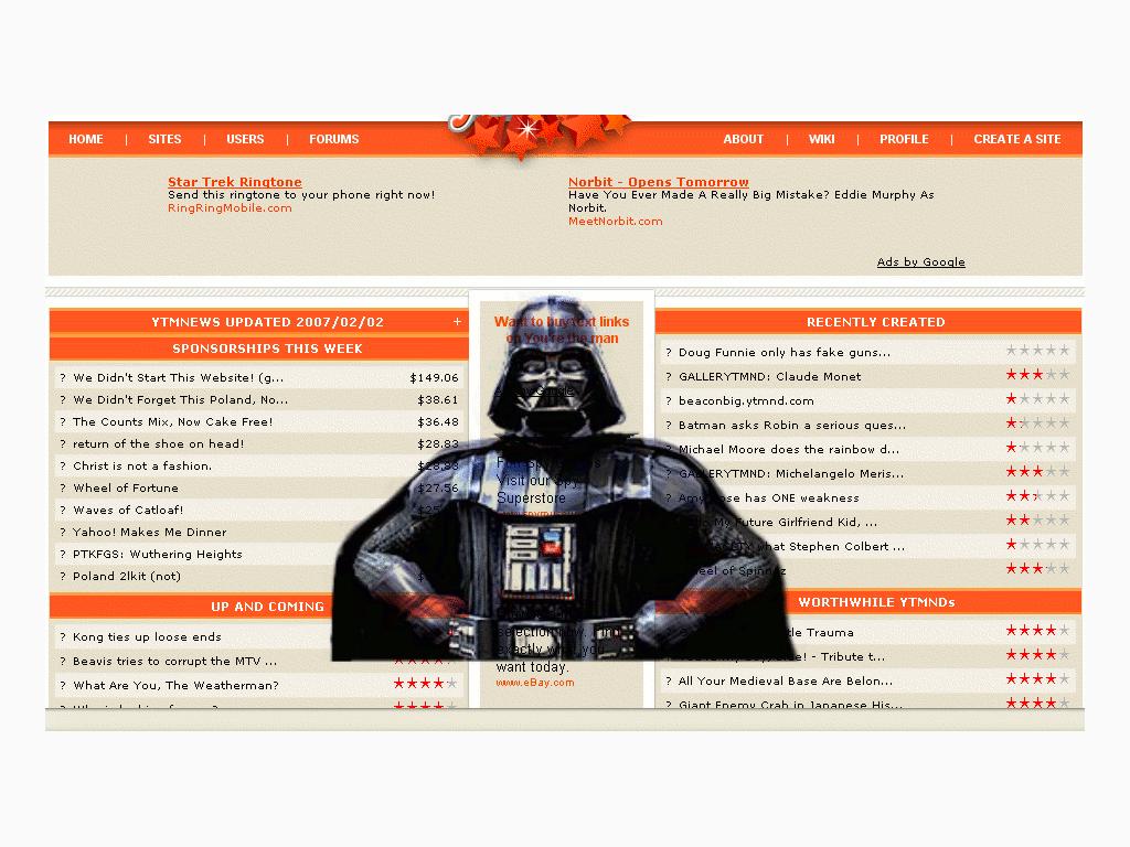 vaderwebsite