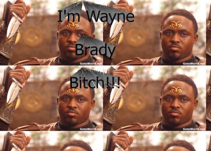 WAYNE BRADY WIF A KNIFE