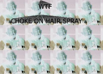 Barry hair spray WTF