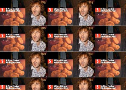 Jack Black likes six piece nuggets