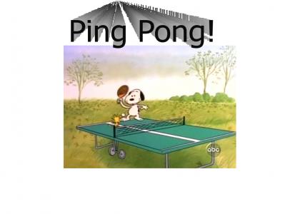 Snoopy Ping-Pong