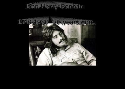john bonham. 26 years gone