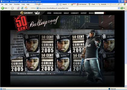 50 cent fails at making a game