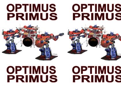 Optimus prime starts a band