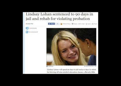 It's the best day ever for Lindsay Lohan! :D