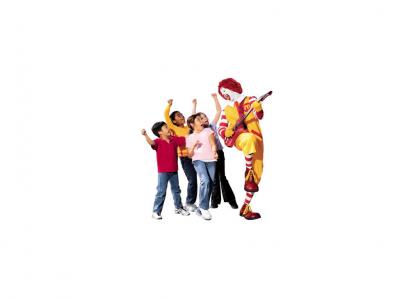 Ronald makes kids happy