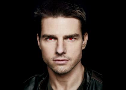 Tom Cruise...stares into your soul