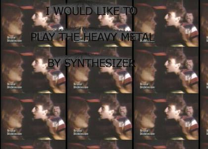 the heavy metal with synthesizer