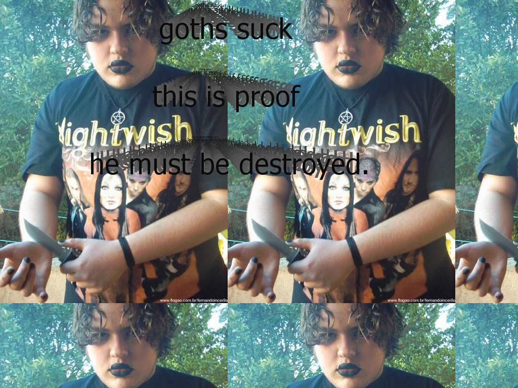 goths-suck