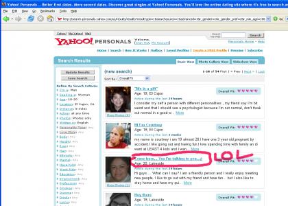 Jabba in Yahoo Personals