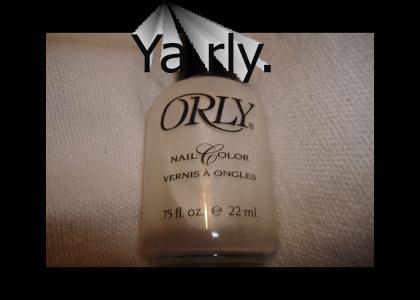 Nail polish, O RLY?