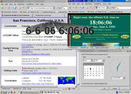 6-6-06 6:06:06 (6 Sixes)