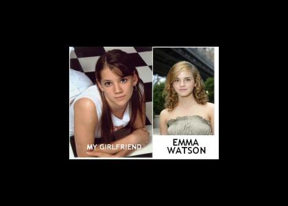 My girlfriend looks nothing like Emma Watson