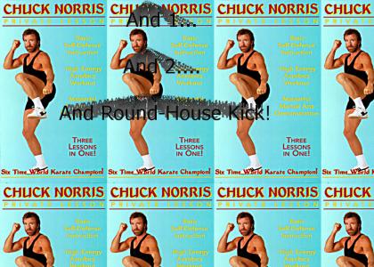 Chuck Norris Teaches You Aerobics