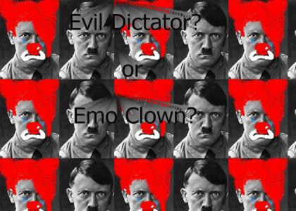 Adolf Hitler? Emo Clown?