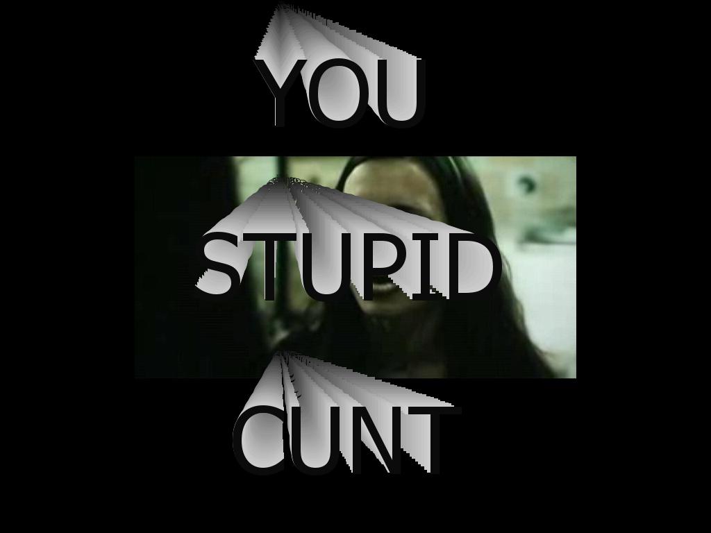 youstupidcunt