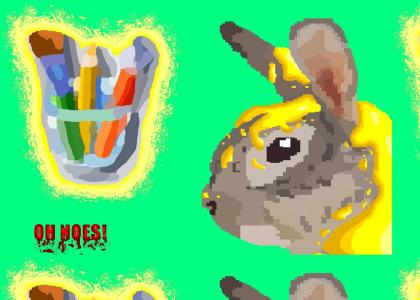 Nacho Rabbit Summons MS Paint!