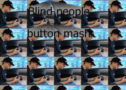 Blind teen amazes with button mashing