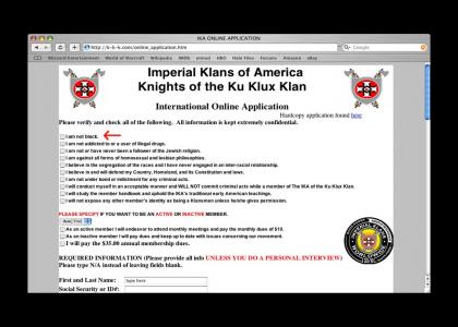 KKK Registration Form