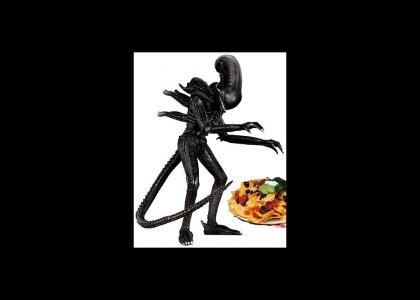 Alien versus Nacho