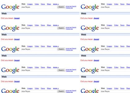 What Happens when you search jose reyes in google