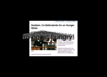 saddam hunger strike